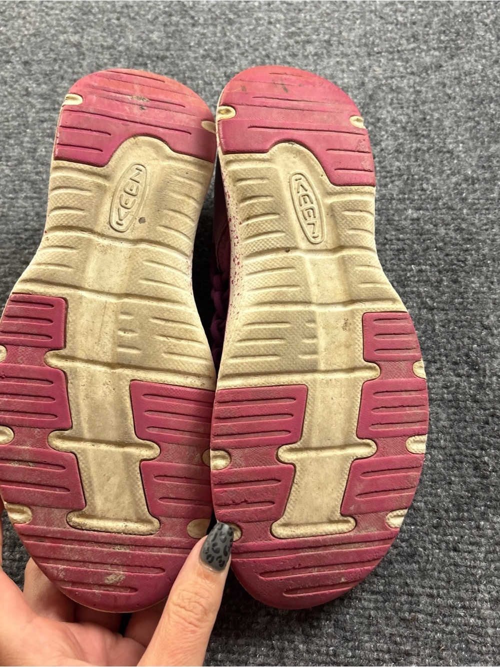KEEN Women’s Uneek Paracord Weaved Sandal shoe Dahalia Mauve Pink size: 6 - Picture 5 of 9